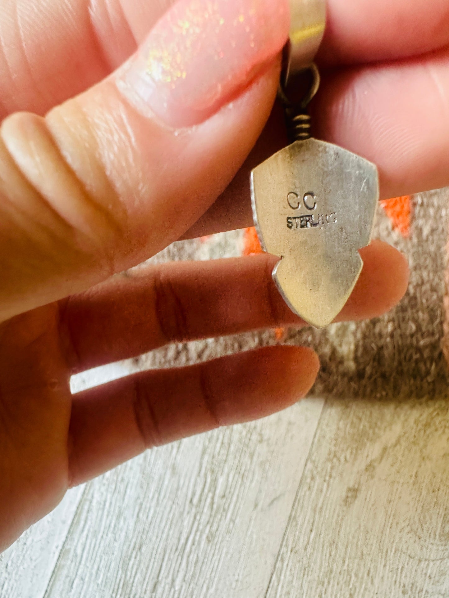 Handcrafted Sterling Silver Feather Pendant