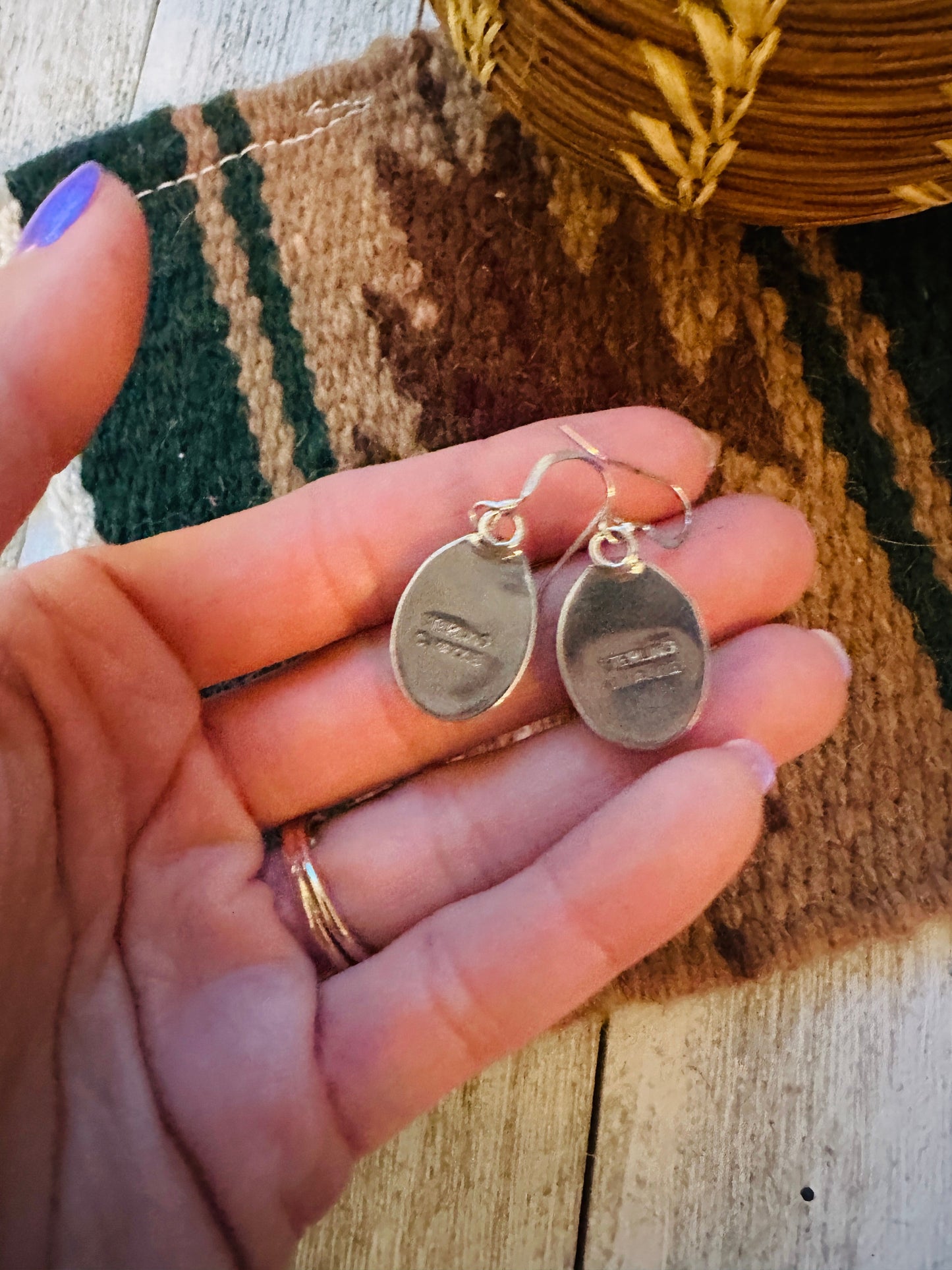 Handcrafted Onyx & Sterling Silver Dangle Earrings