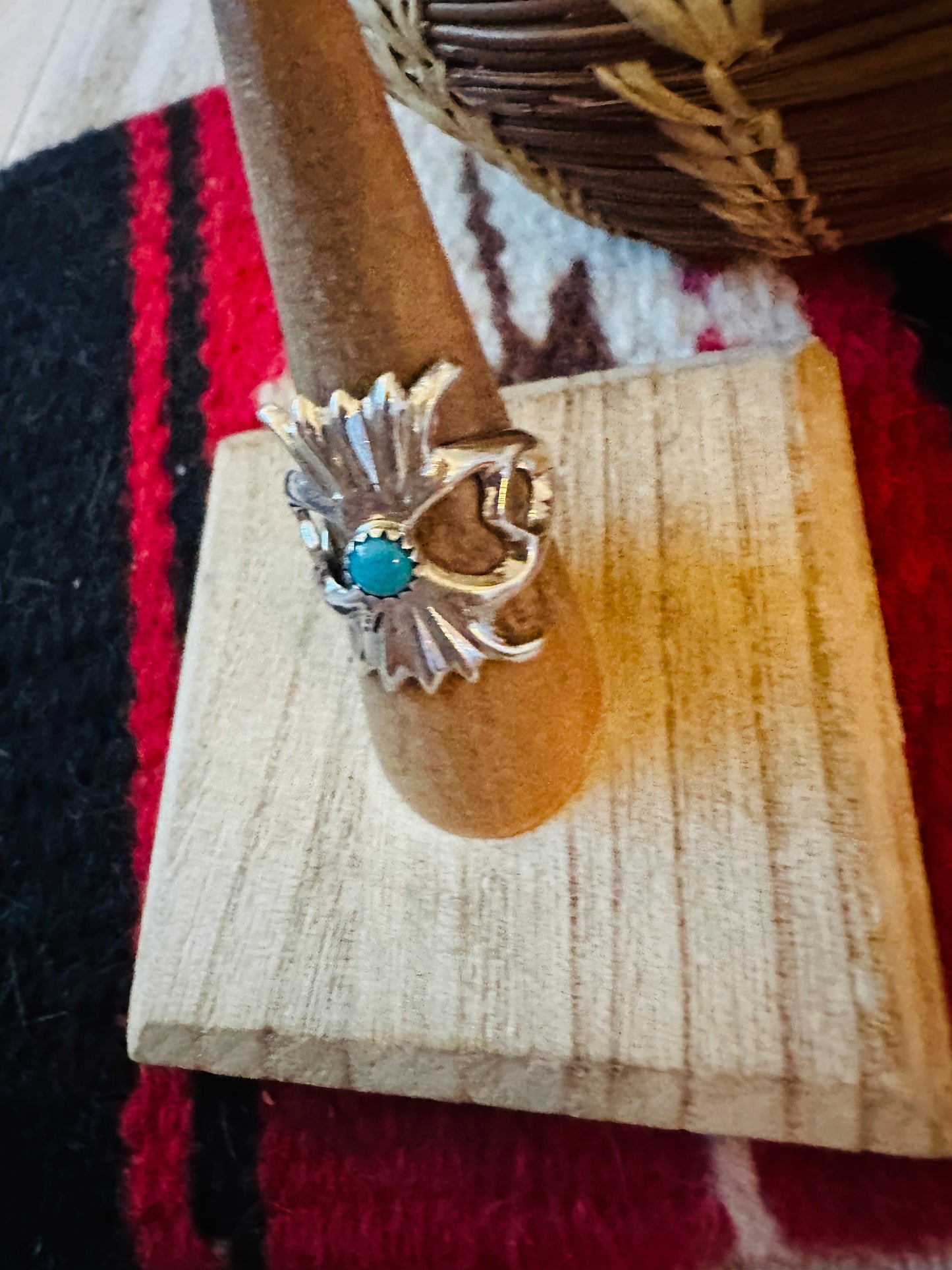 Handcrafted Turquoise & Sterling Silver Ring