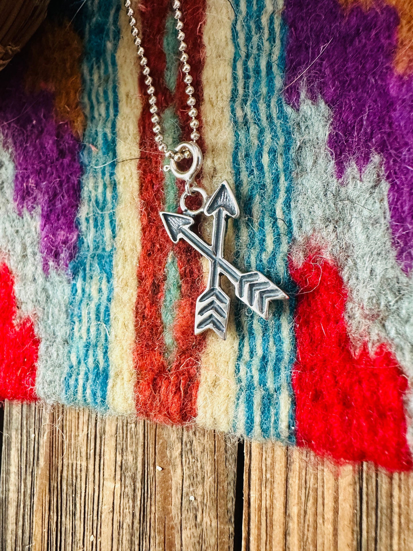 Handcrafted Sterling Silver Arrow Charm