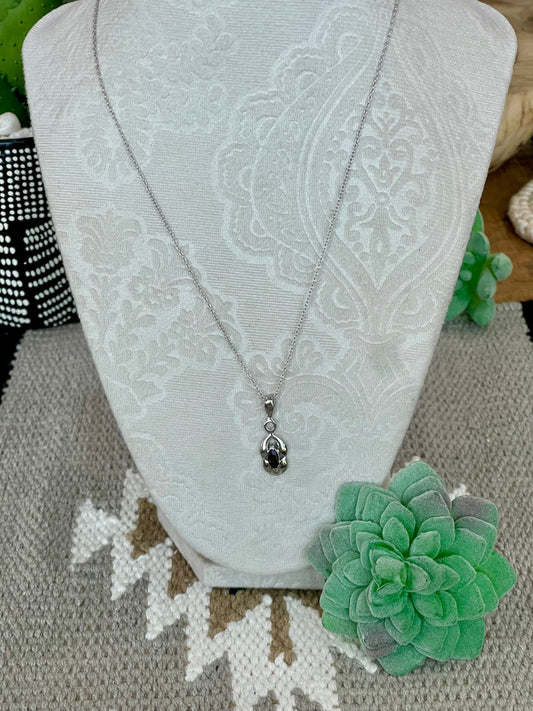 The Bijoux Vault Vintage Silver Chain  Necklace