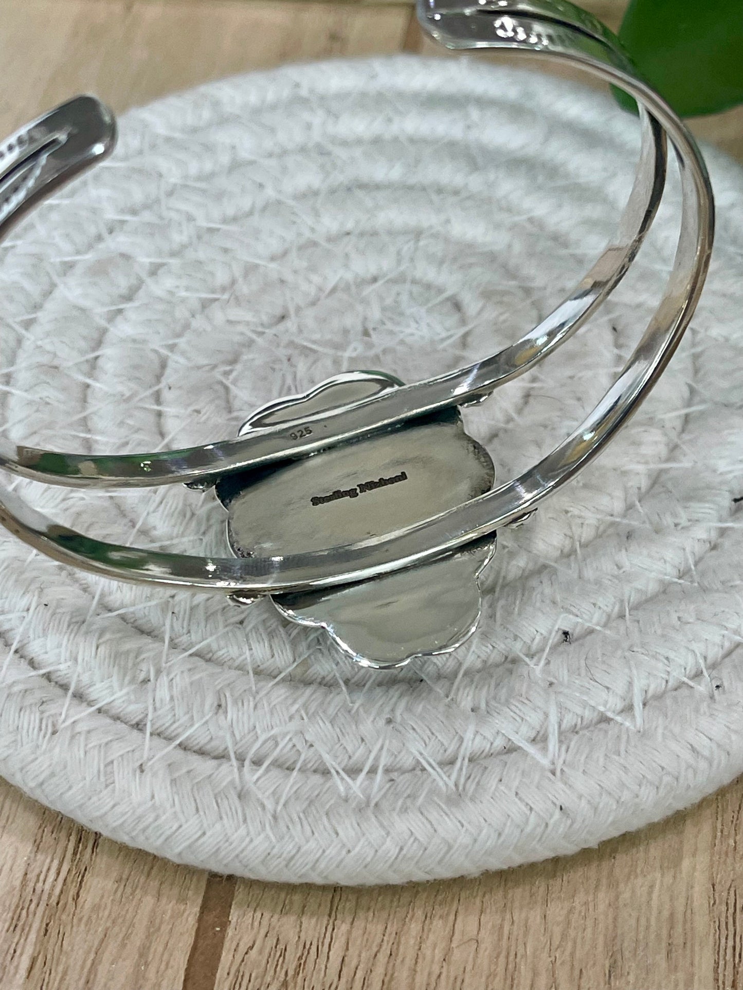 Handmade Purple Dream Mojave & Sterling Silver Cuff Bracelet