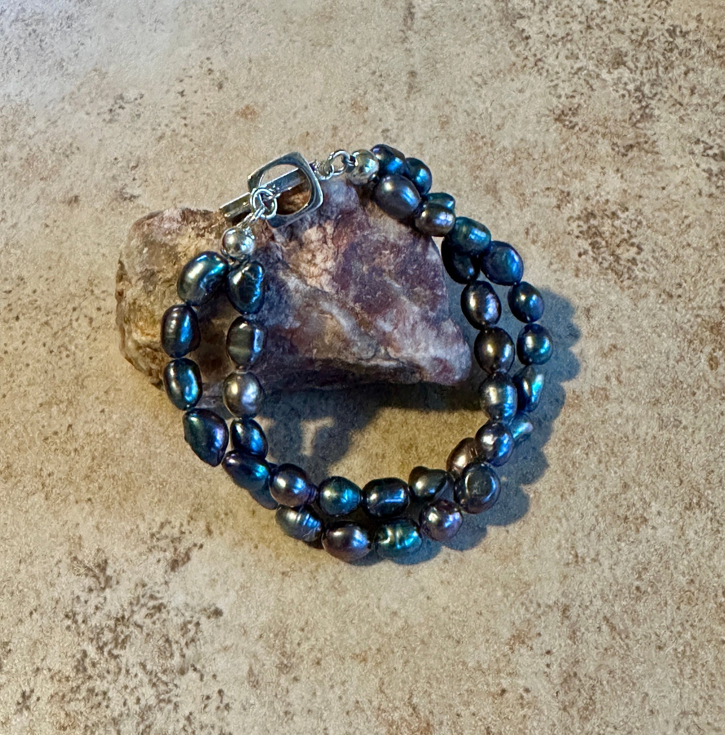 Double Strand Mystic Pearl Bracelet