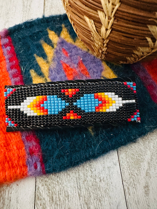 Handcrafted Handmade Beaded Barrette
