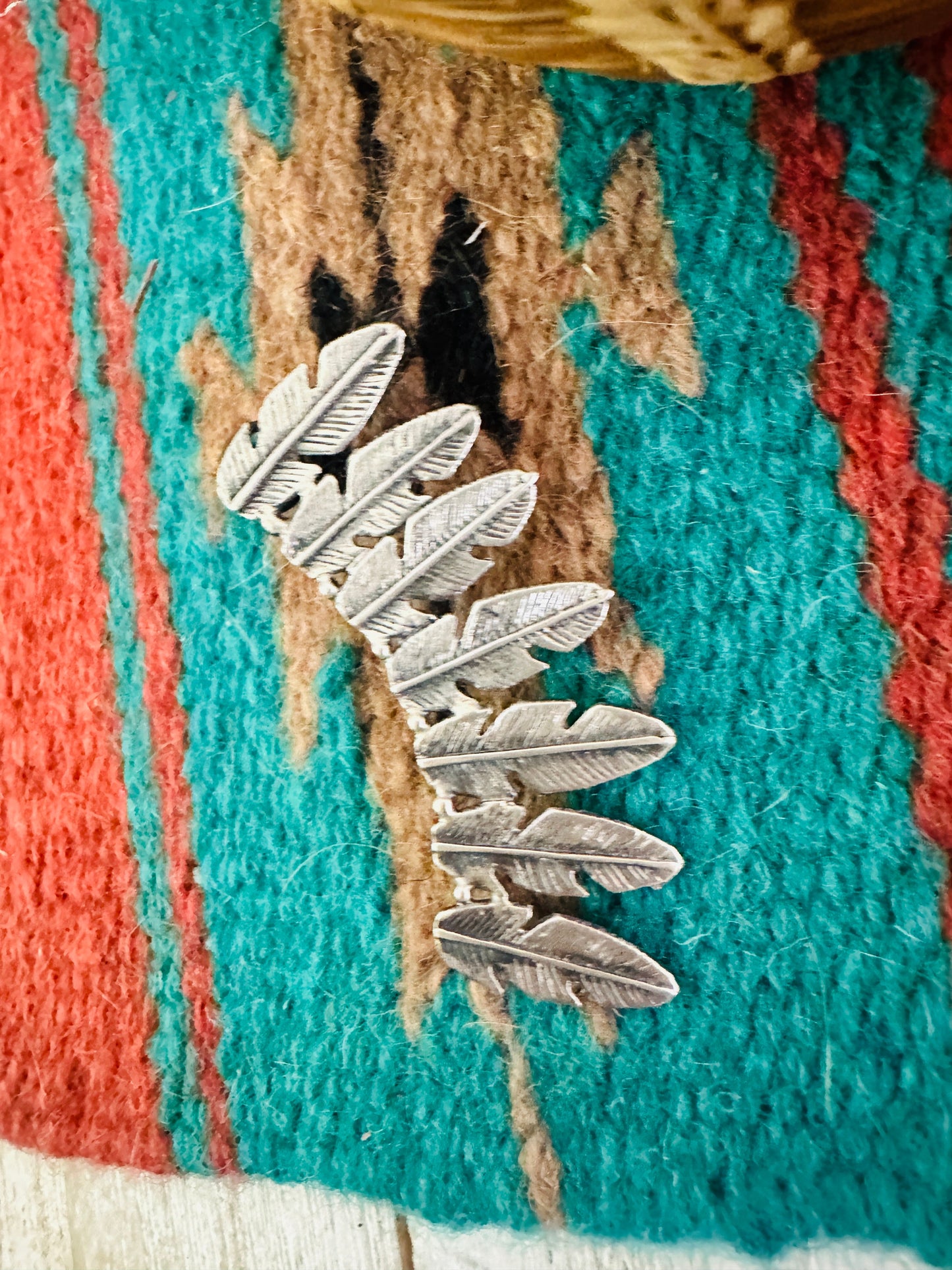 Handcrafted Sterling Silver Feather Cuff Earring