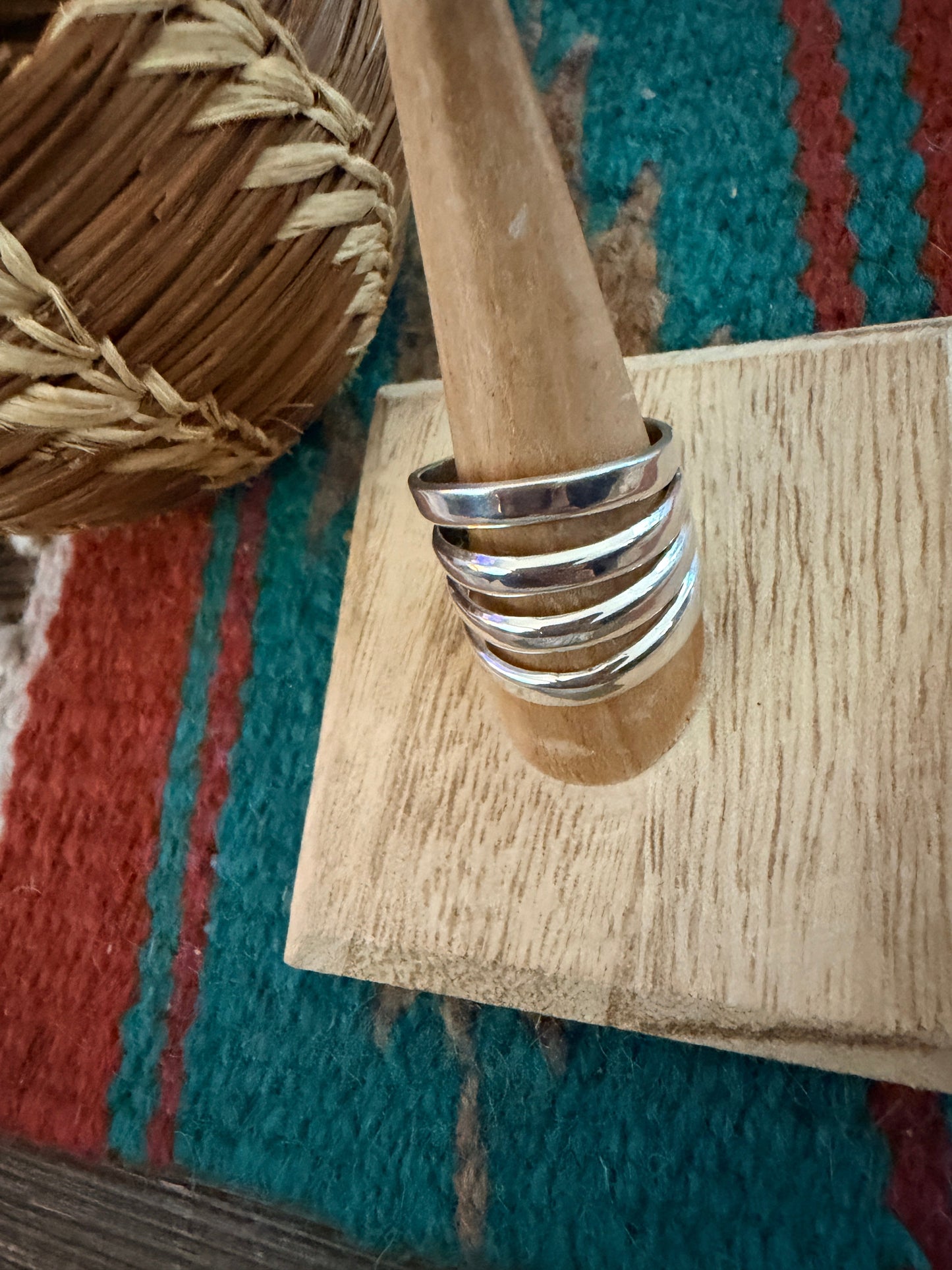 Handcrafted Sterling Silver Band Ring