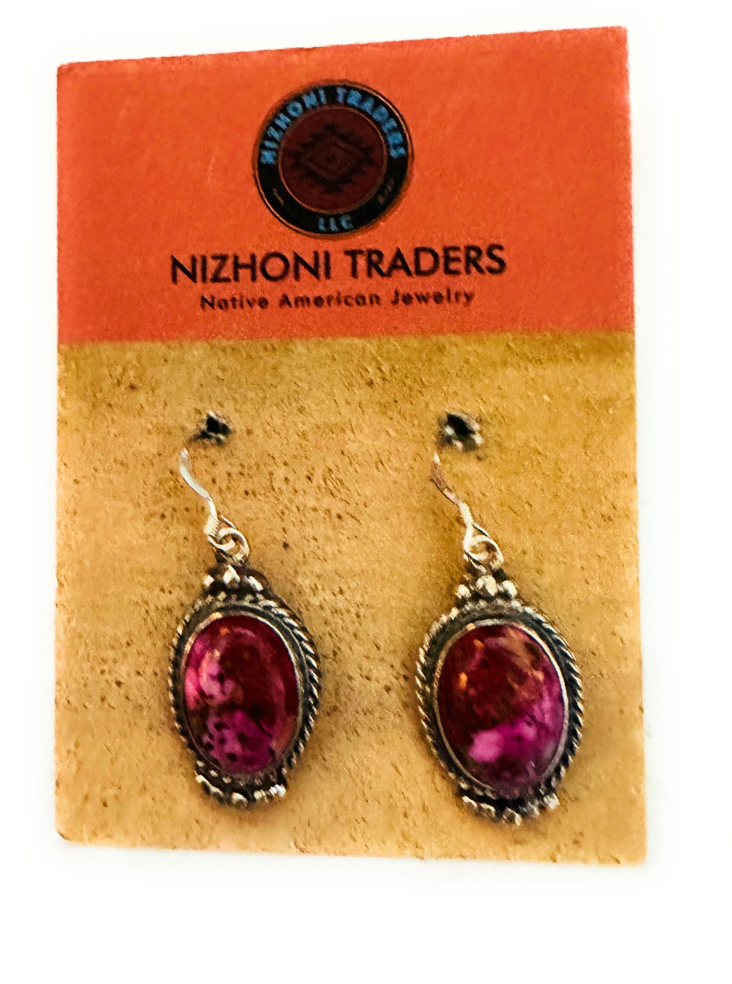 Handcrafted Pink Dream Mojave & Sterling Silver Dangle Earrings