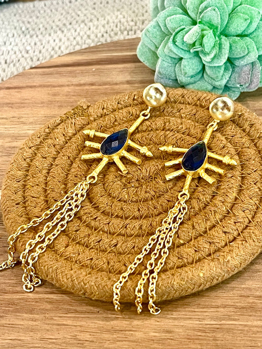 The Bijoux Vault Vintage Gold Plated Dangle Earrings