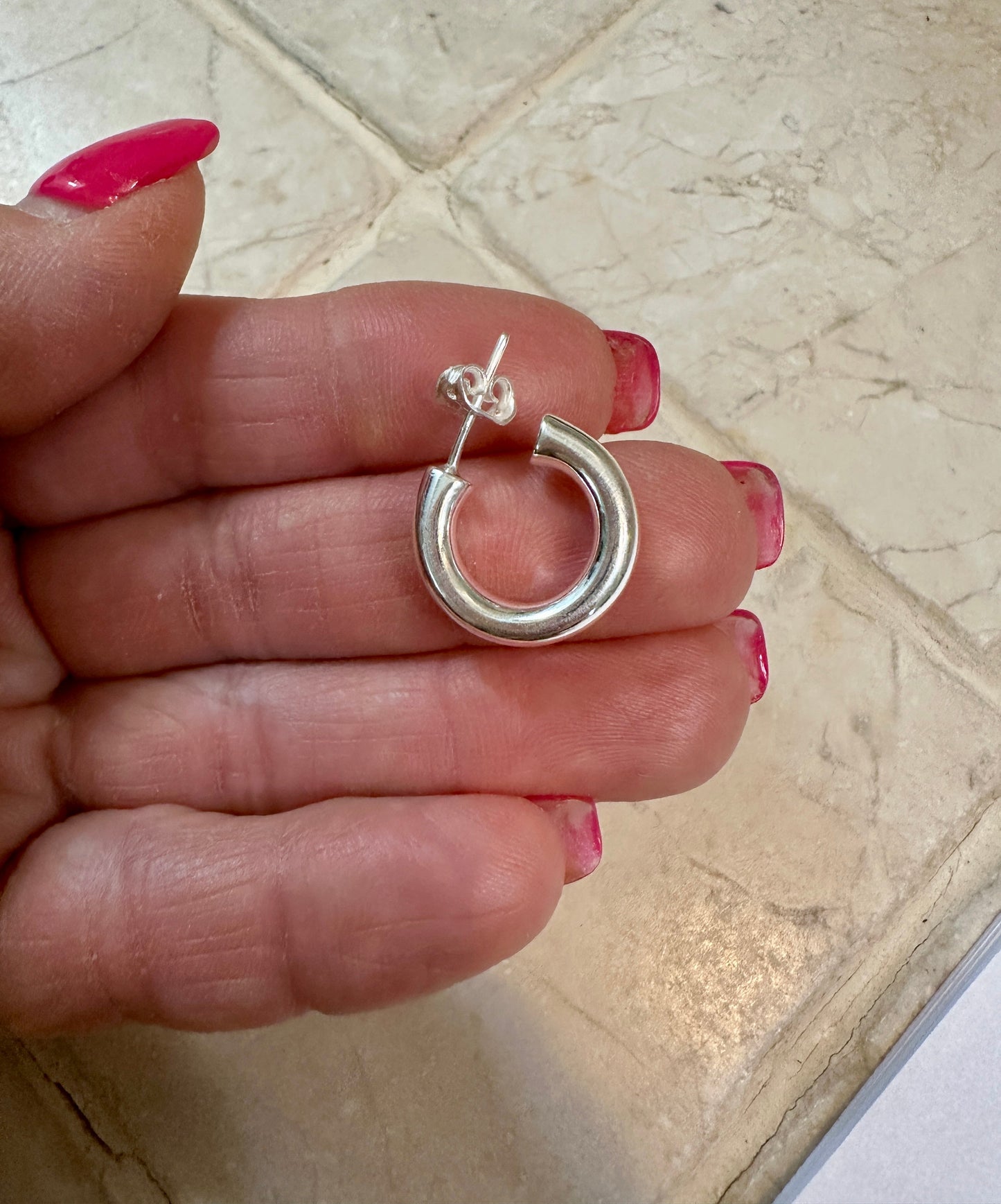 Small Hollow Hoops