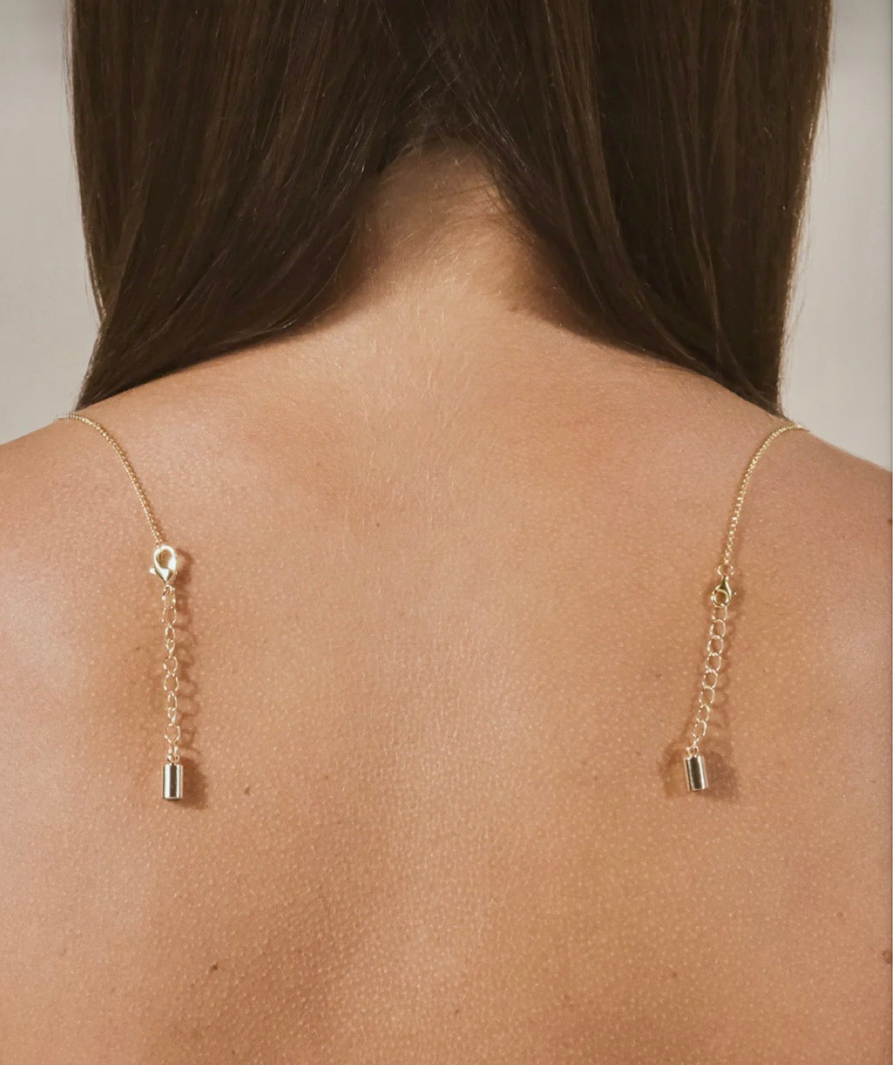 Magnetic Necklace Extender- Silver