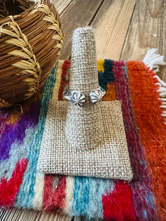 Handcrafted Sterling Silver Band Ring Size 7.75 by Sunshine Reeves