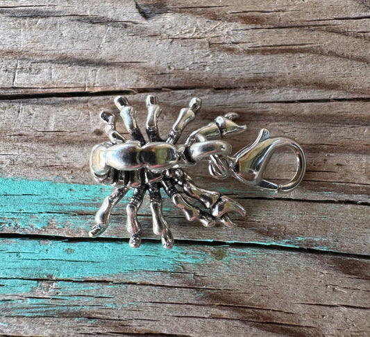 Handcrafted Sterling Silver Scorpio/ Scorpion Charm