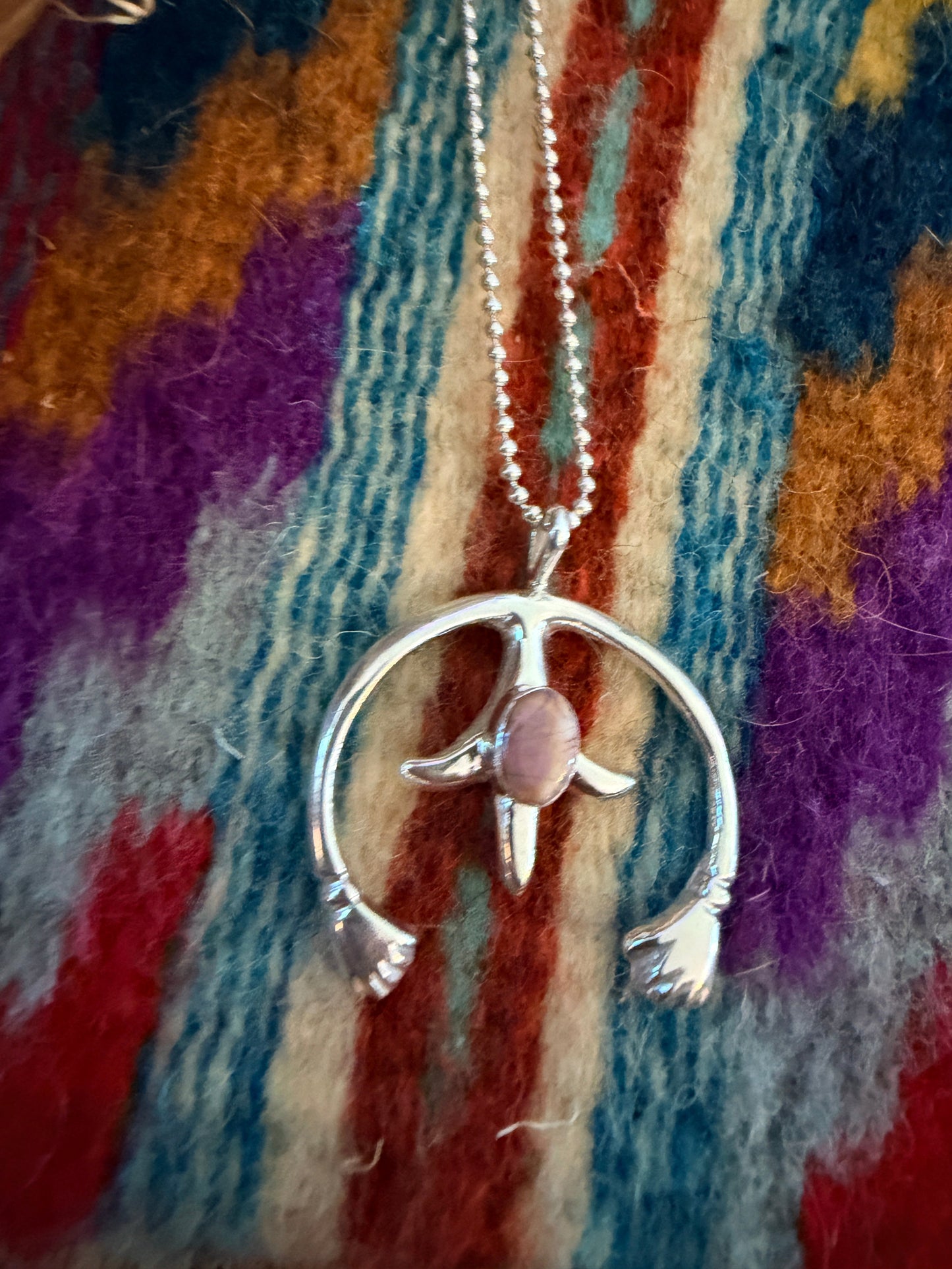 Handcrafted Sterling Silver & Opal Naja Pendant by Joseph Martinez