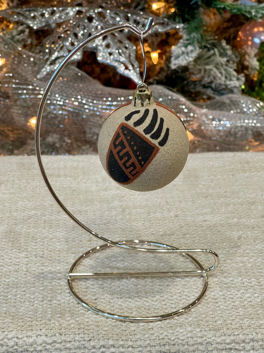Handcrafted Ceramic Sand Painted Ornament