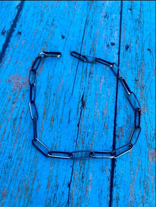 Sterling Silver Beautiful Handmade Chain Link Extender 8”