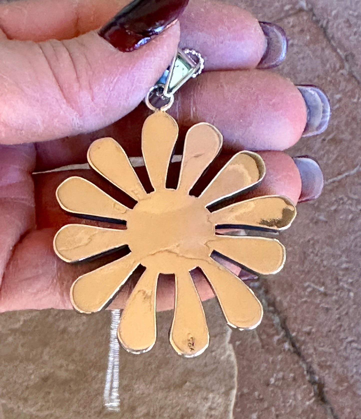 Daisy Multistone Sterling Silver Pendant Necklace