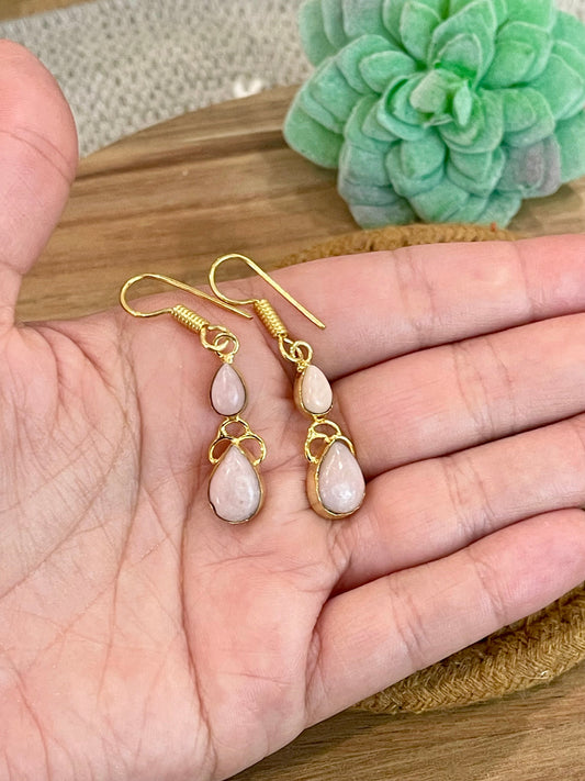 Vintage Gold Plated Dangle Earrings