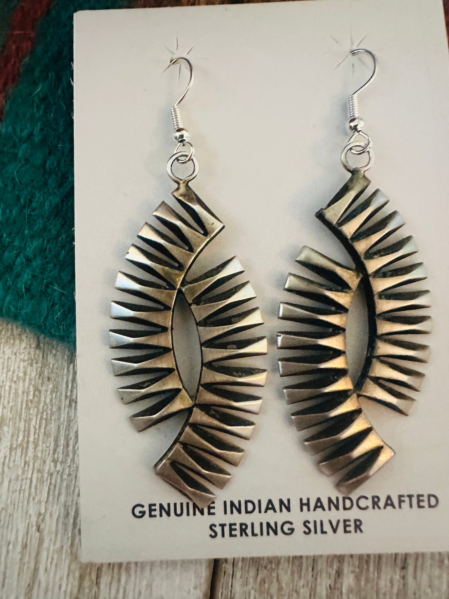 Handcrafted Beth Dutton Sterling Silver Dangle Earrings
