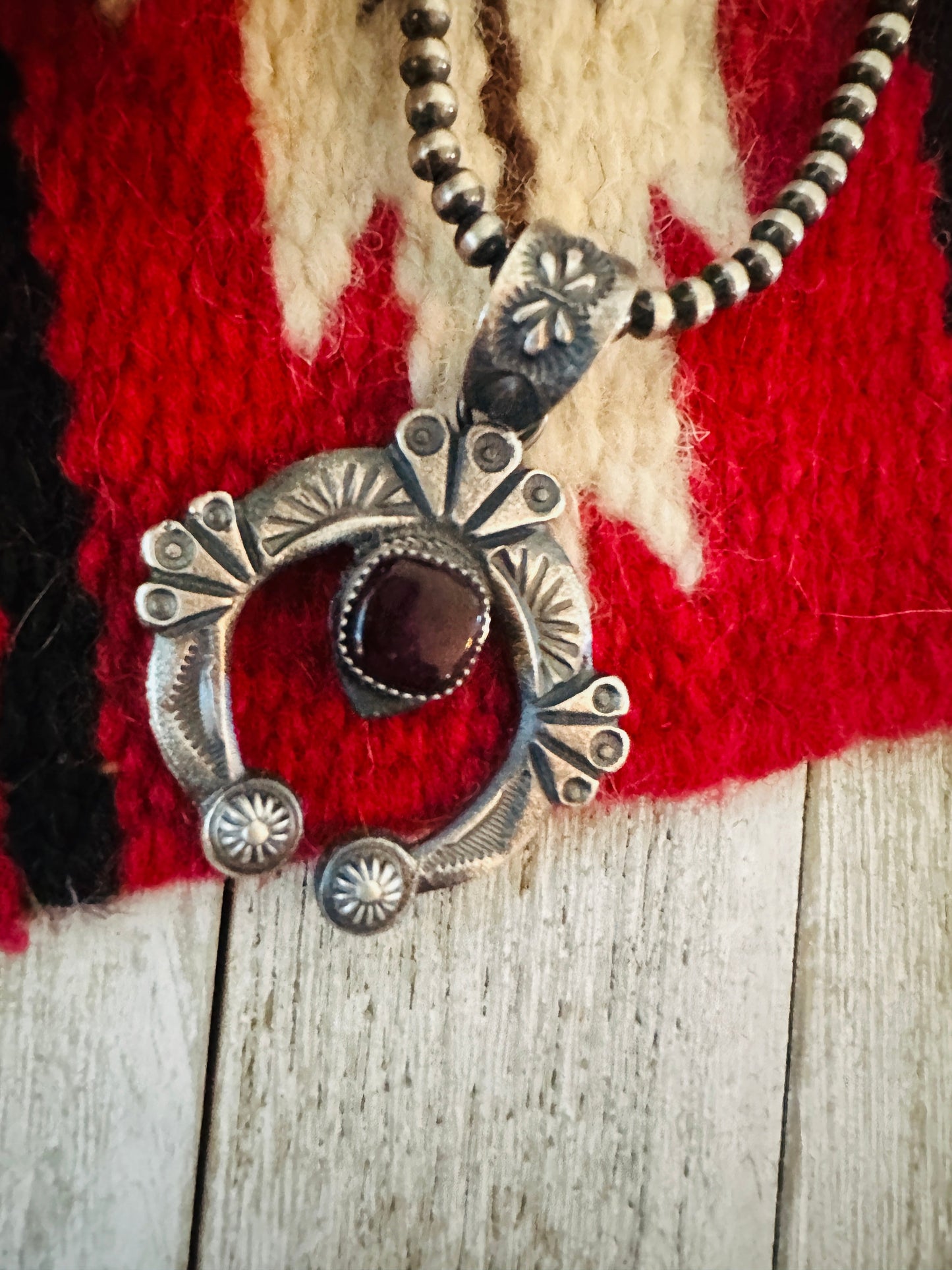 Handcrafted Sterling Silver & Purple Spiny Naja Pendant by Kevin Billah