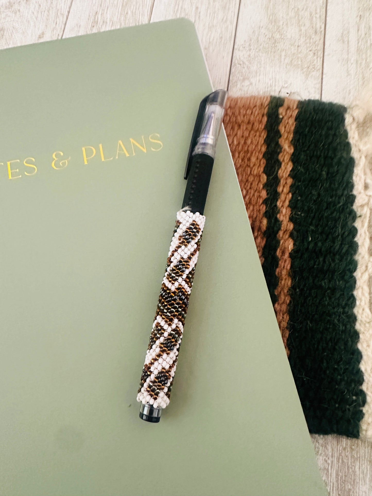 Handcrafted  Muticolor Beaded Pen