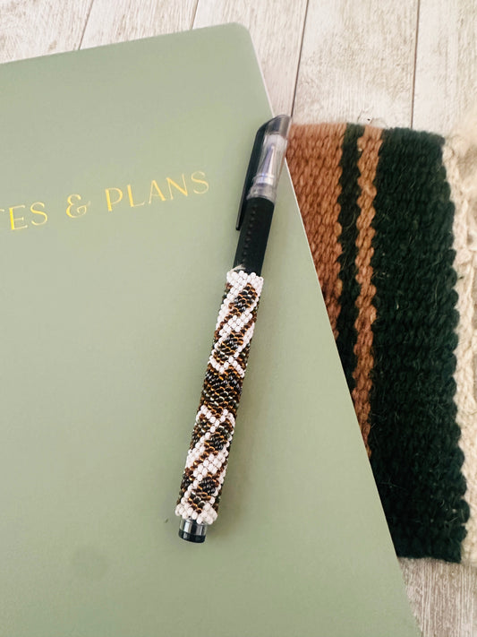 Handcrafted  Muticolor Beaded Pen
