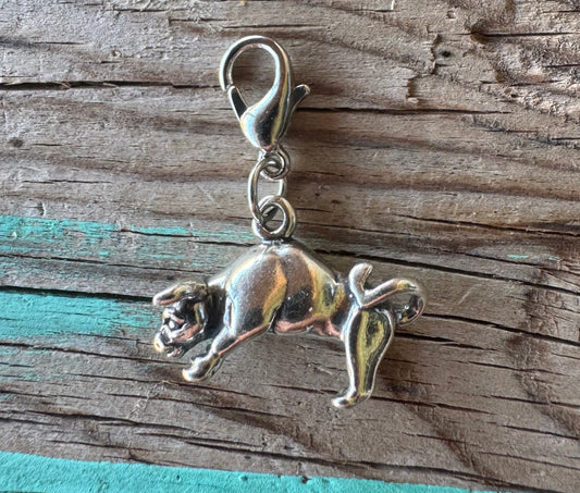 Handcrafted Sterling Silver Taurus/ Bull Charm
