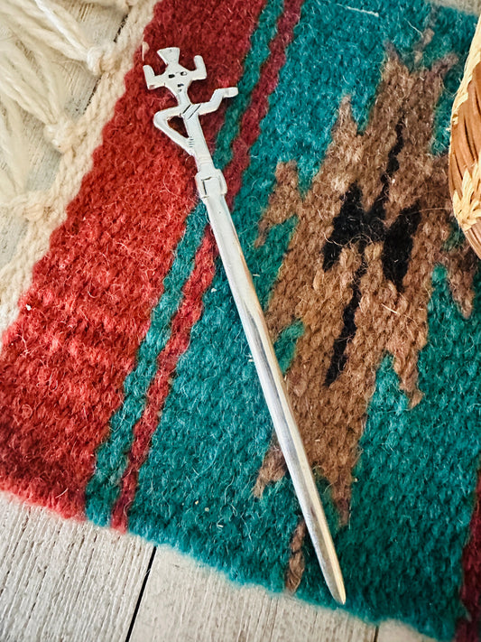 Handcrafted Sterling Silver Kachina Letter Opener