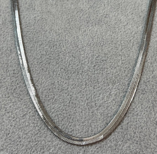 Herringbone Chain Necklace 24”
