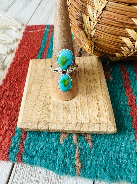 Handcrafted Sonoran Mountain Turquoise & Sterling Silver Ring