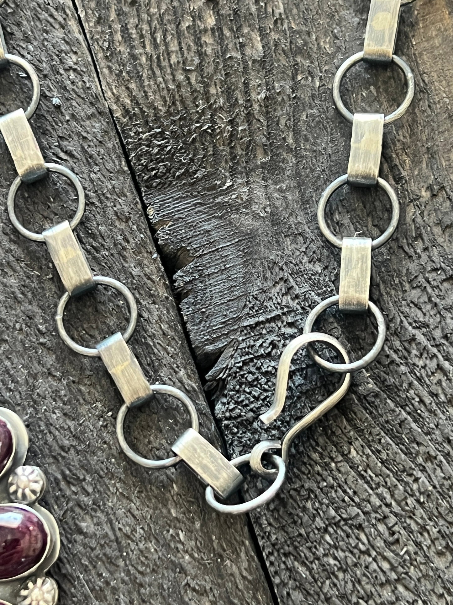 Handcrafted Stunning Sterling Silver, Carved Spiny Oyster and Turquoise Necklace by Gilbert Platero