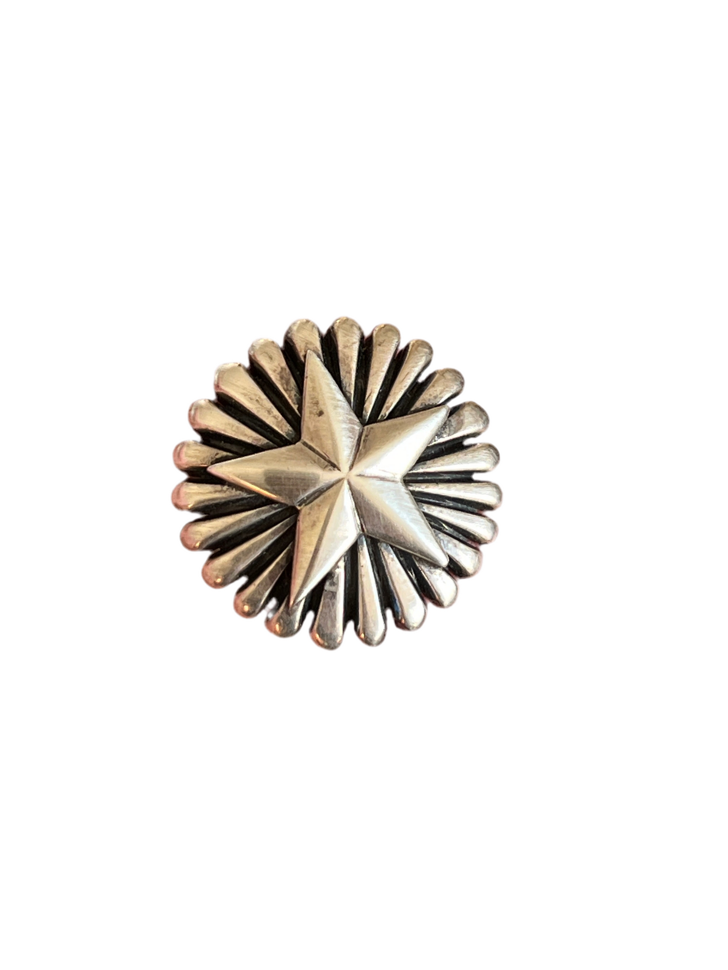 Handcrafted Sterling Silver Ingot Star Ring by Derrick Gordon