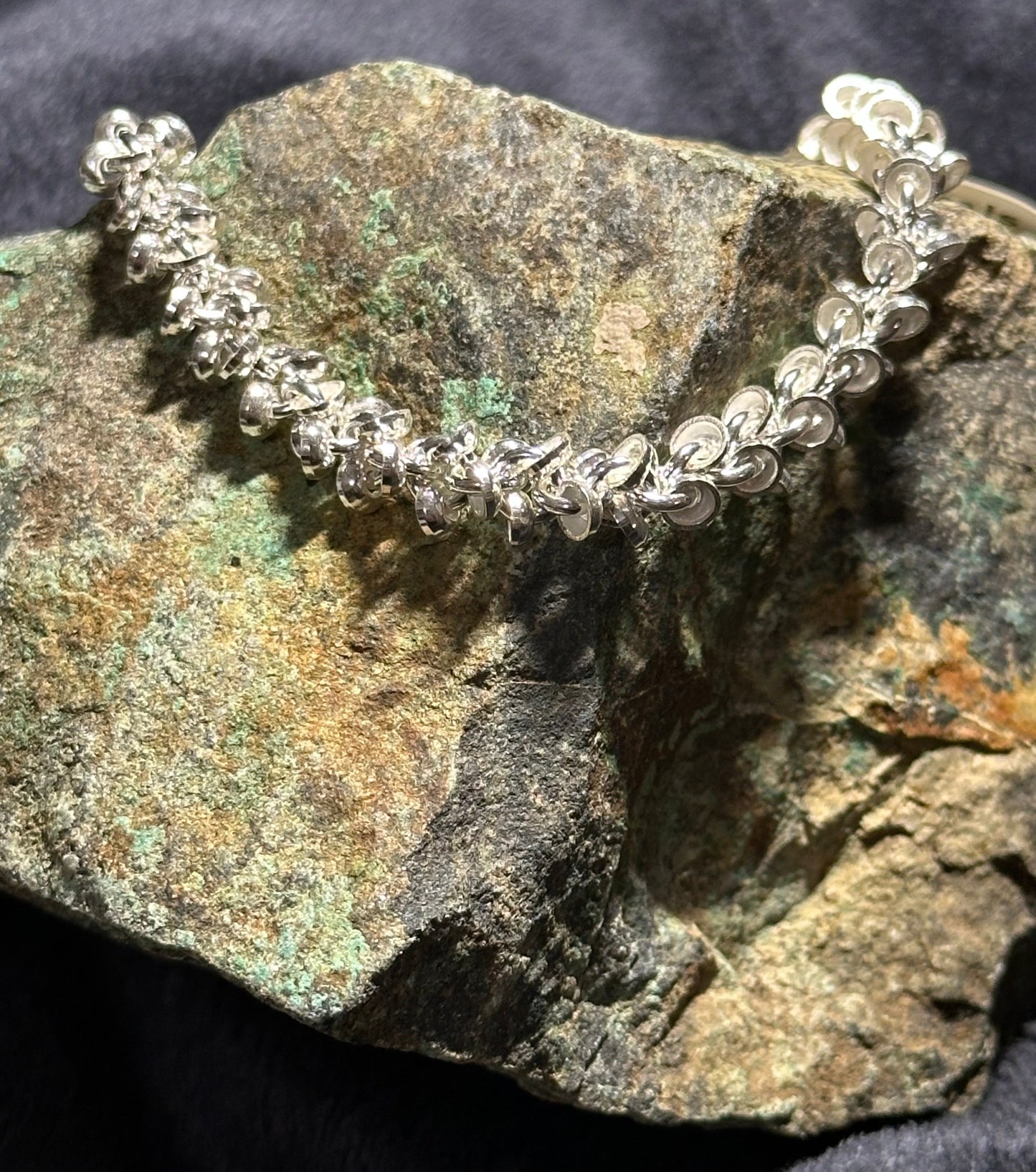 Cymbals Sterling Silver Bracelet
