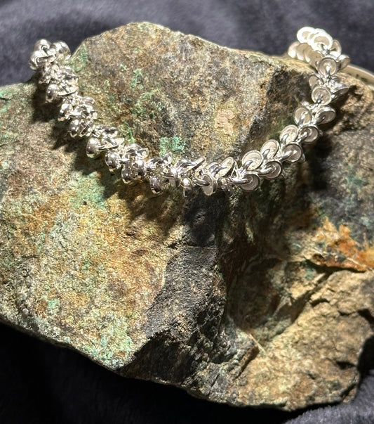 Cymbals Sterling Silver Bracelet
