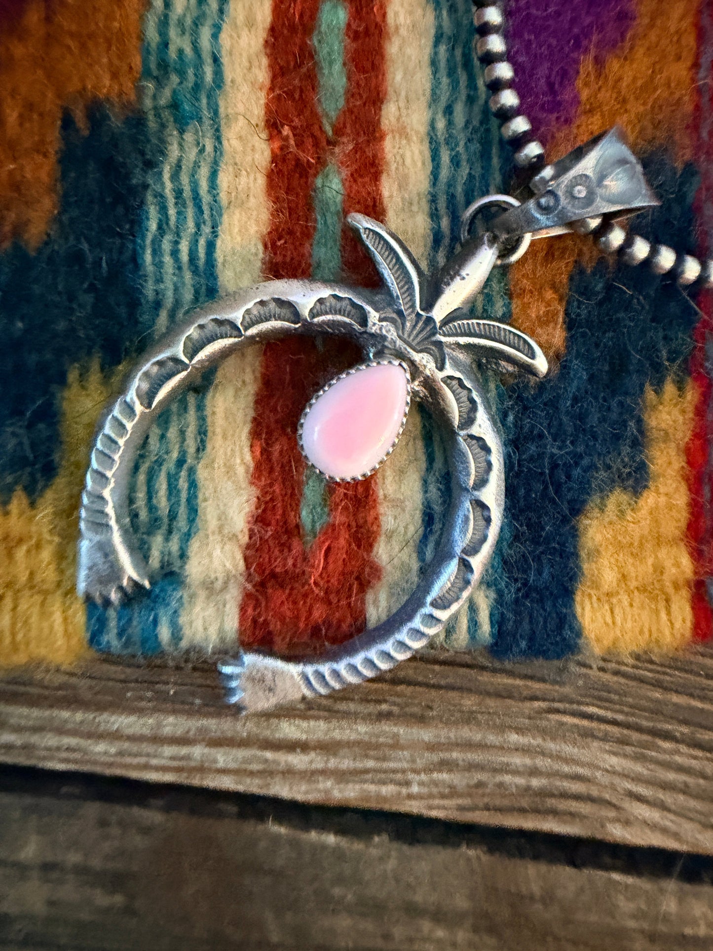 Handcrafted Sterling Silver & Queen Pink Naja Pendant by Kevin Billah
