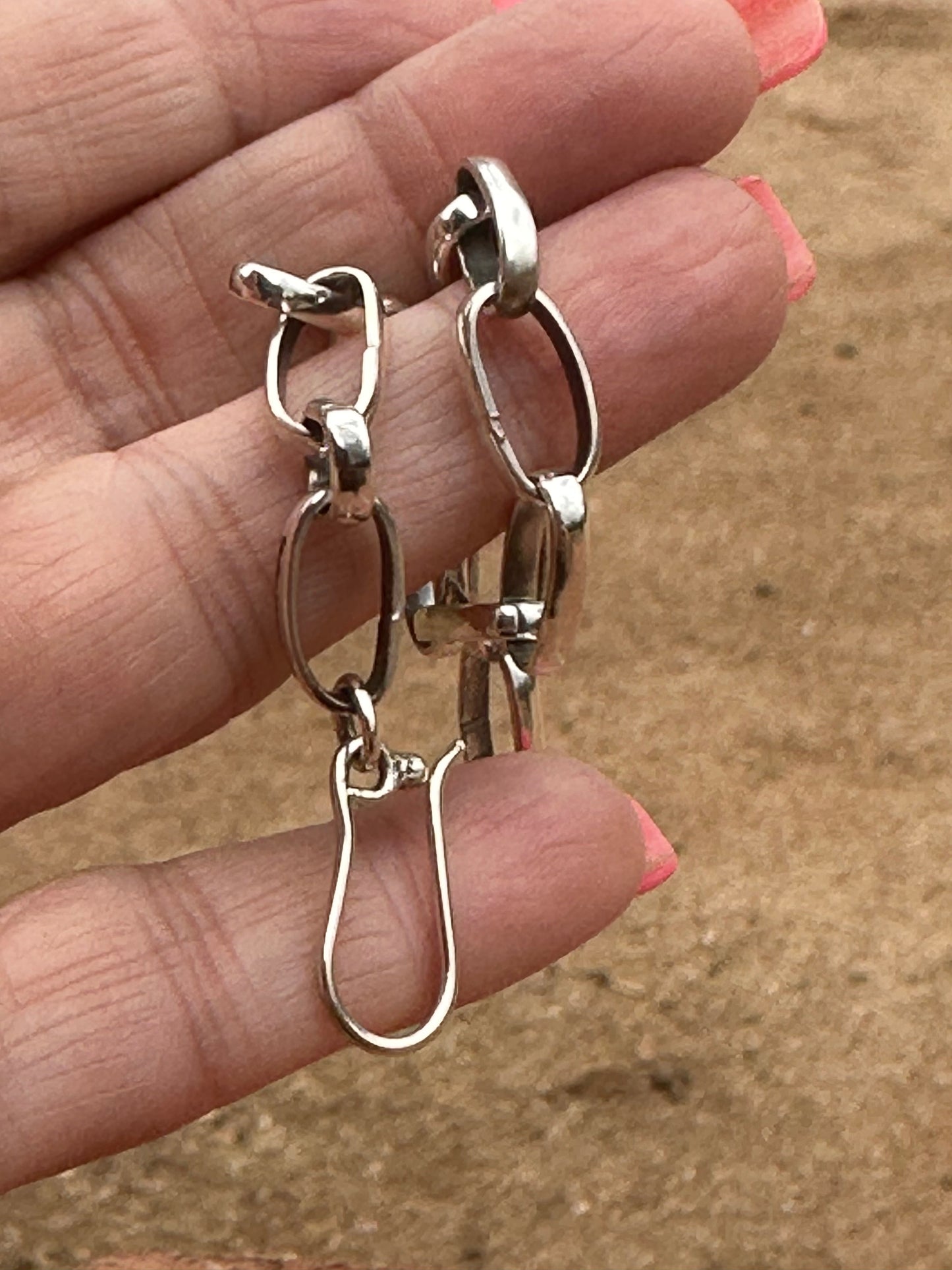 Sterling Silver Handmade Paper Clip Chain