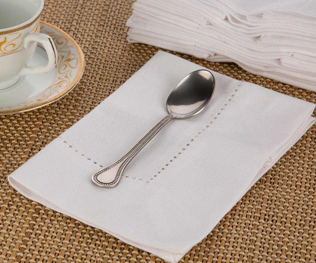 Custom White Cloth Napkins - Personalized Napkins