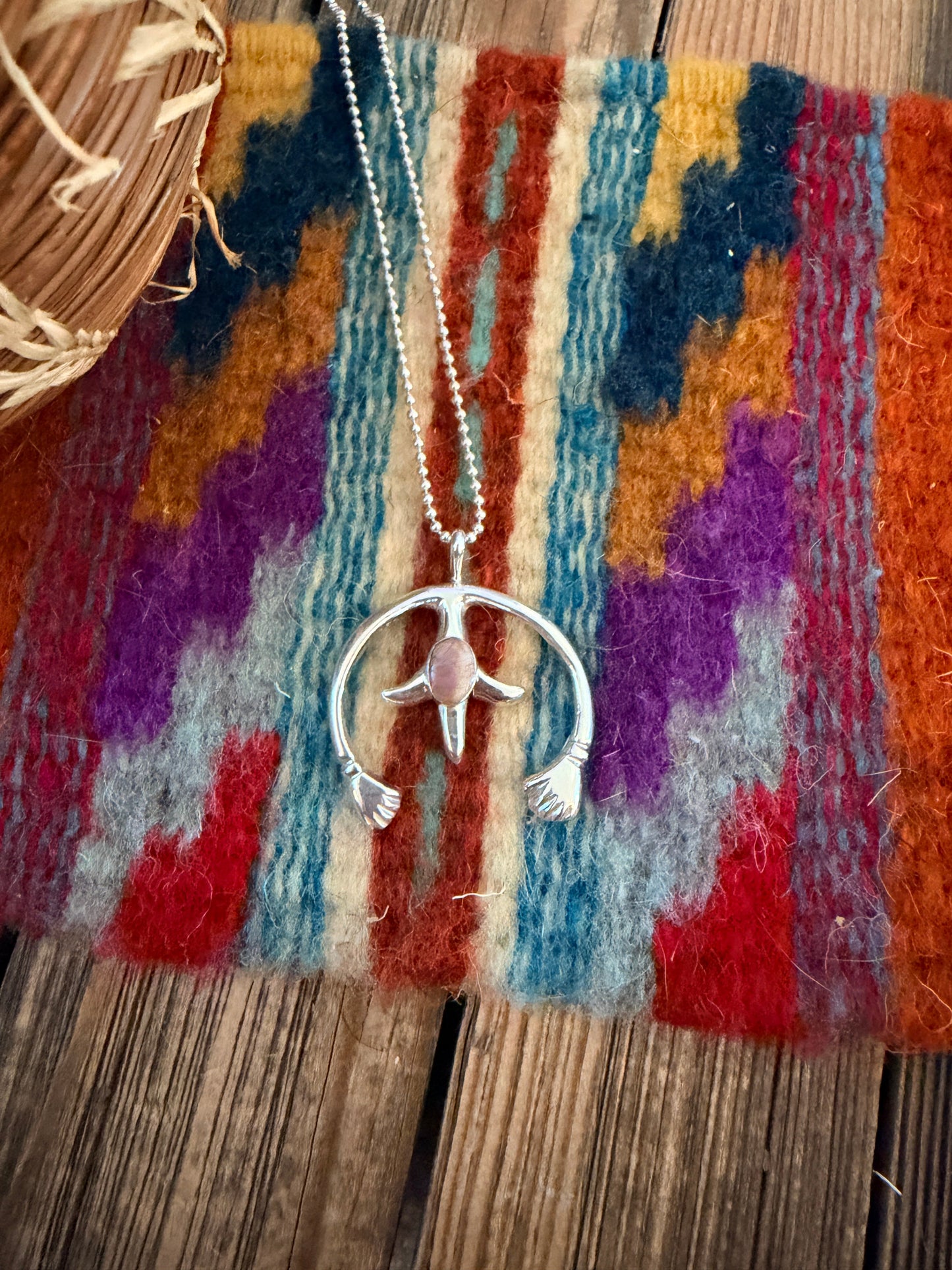 Handcrafted Sterling Silver & Opal Naja Pendant by Joseph Martinez