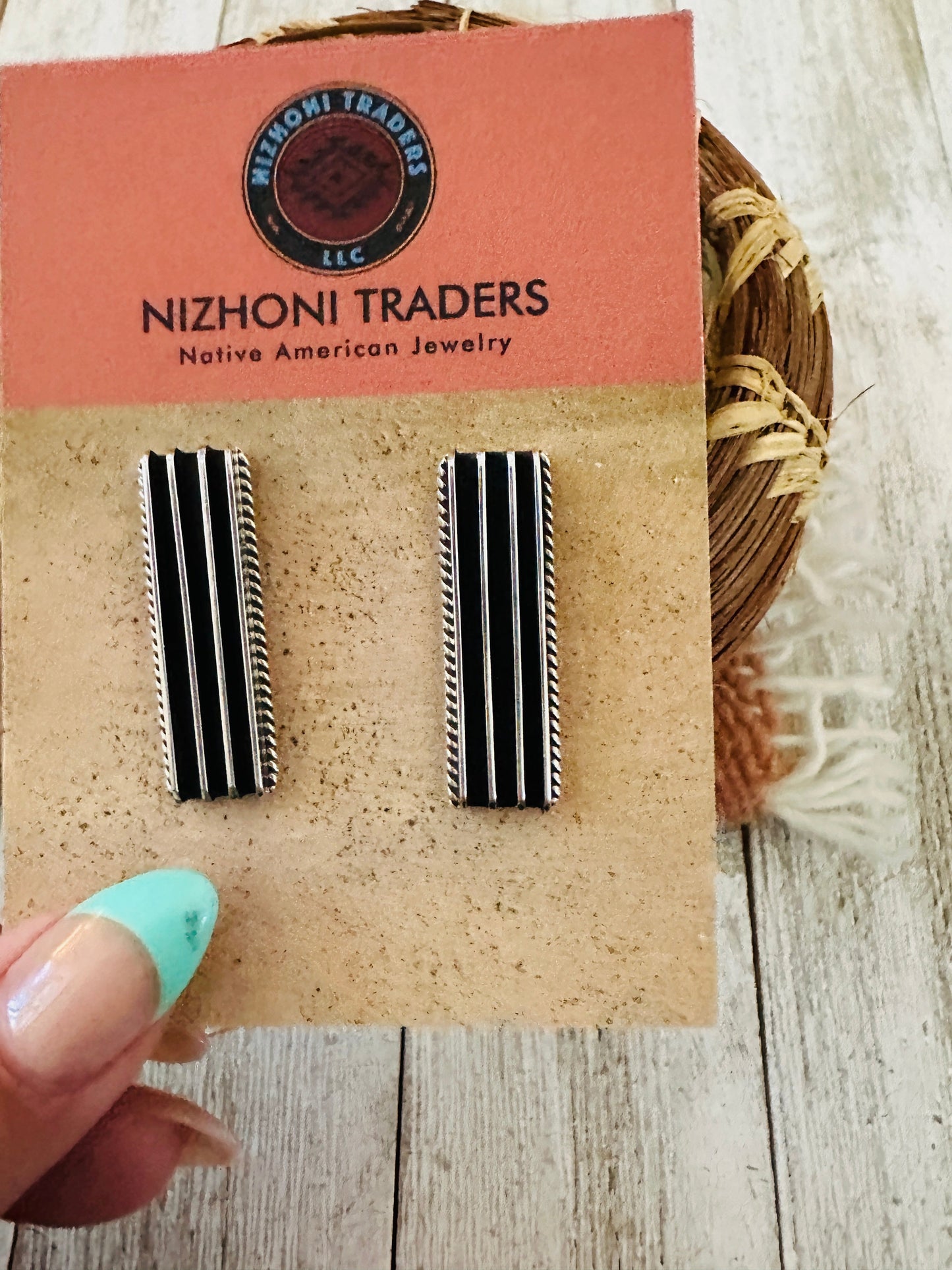 Handcrafted Hand Stamped Beth Dutton Sterling Silver Dangle Earrings