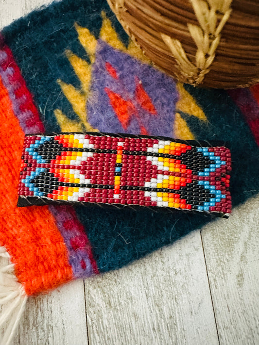 Handcrafted Handmade Beaded Barrette