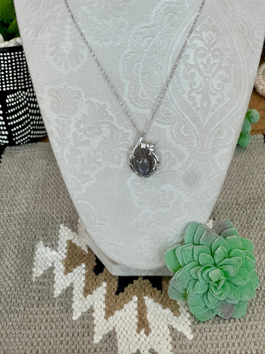 The Bijoux Vault Vintage Silver Chain  Necklace