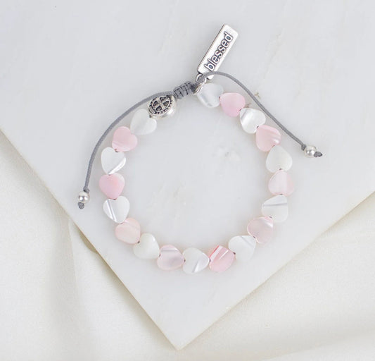 Daughter Of The Heart Cross Blessed Bracelet