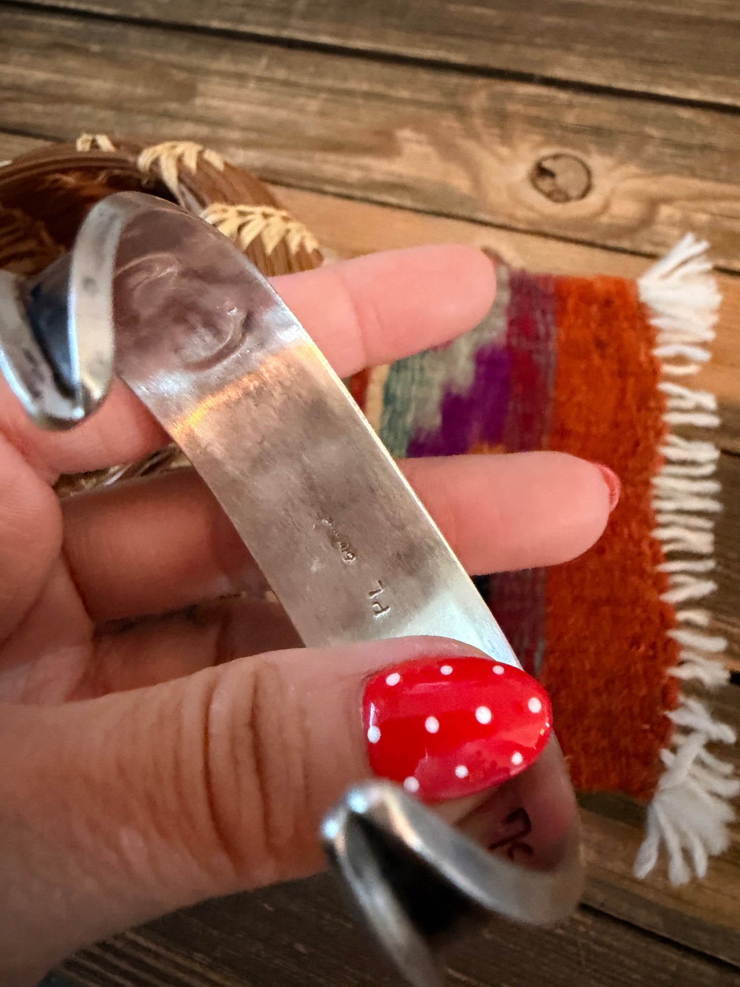 Handcrafted Dry Creek Turquoise & Sterling Silver Cuff Bracelet by Paul Largo