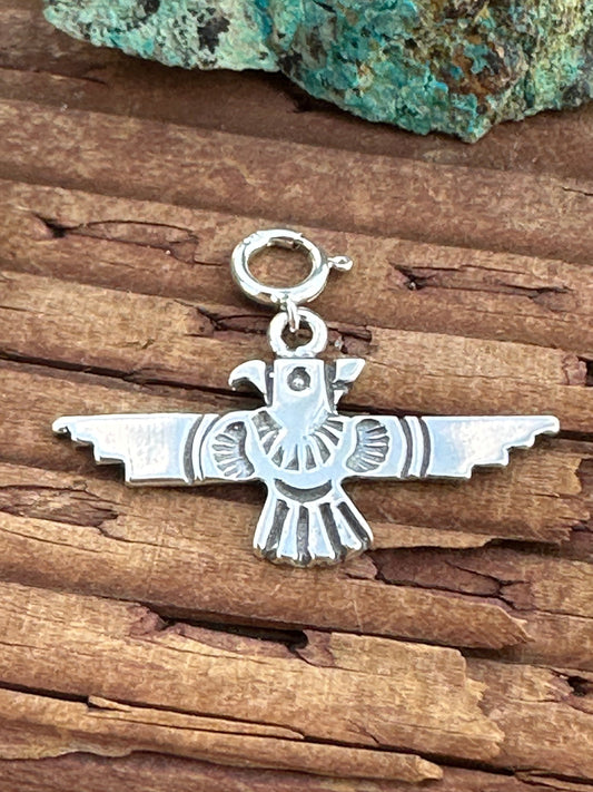 Handcrafted Sterling Silver Kachina  Charm