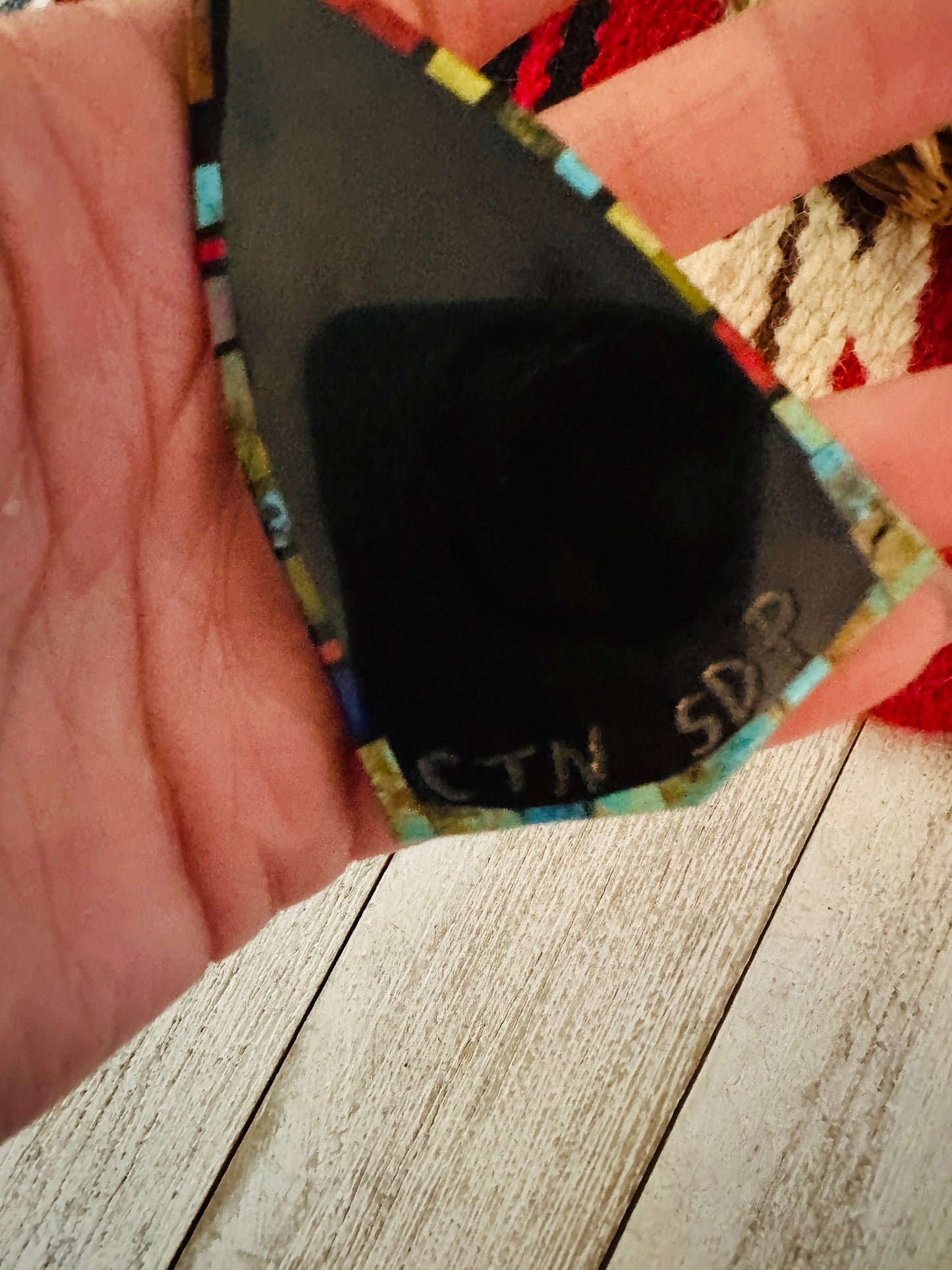 Handcrafted Multi Stone Inlay Pendant