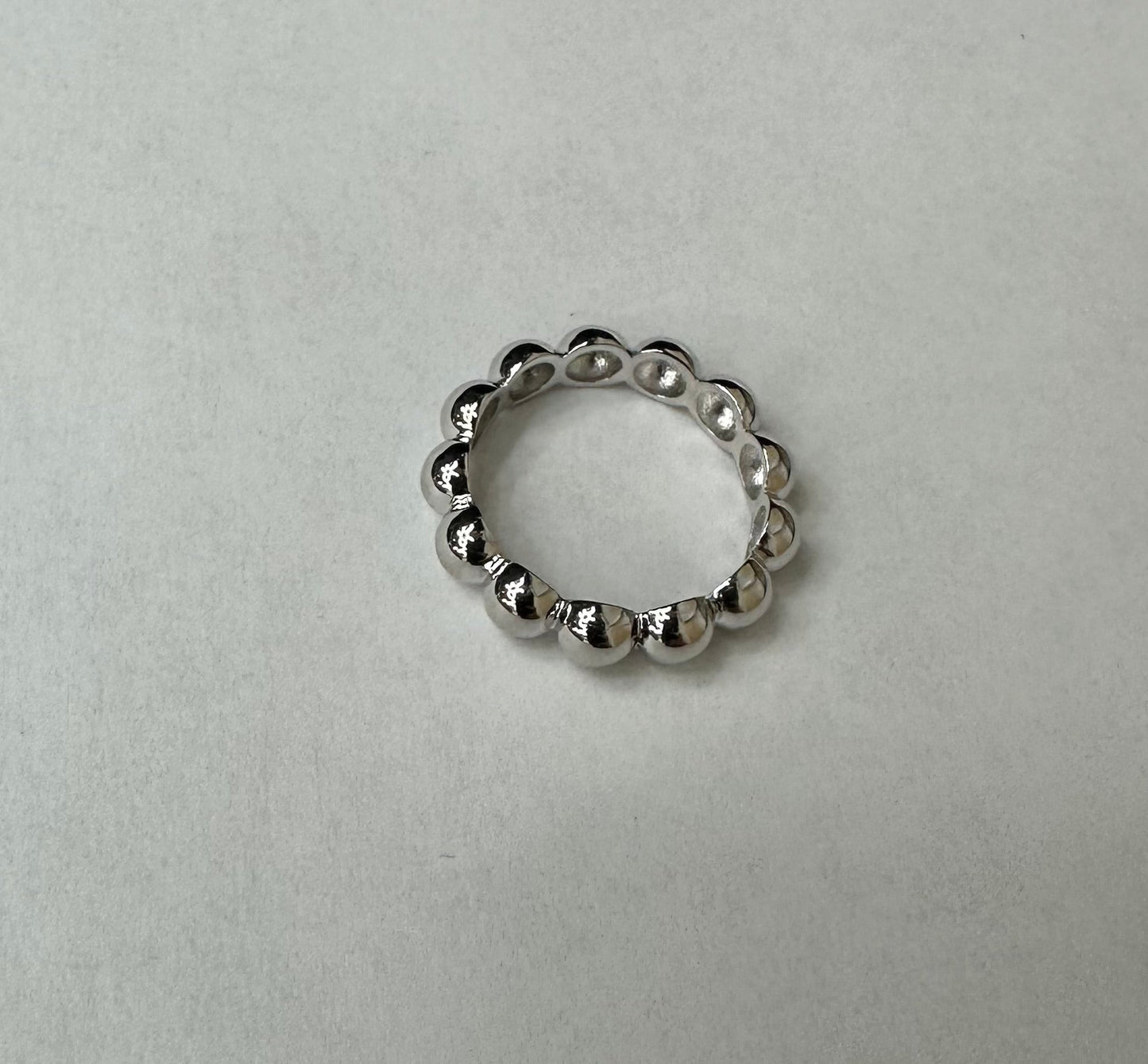 Sterling Silver Chunky Bubble Ring Sz 7