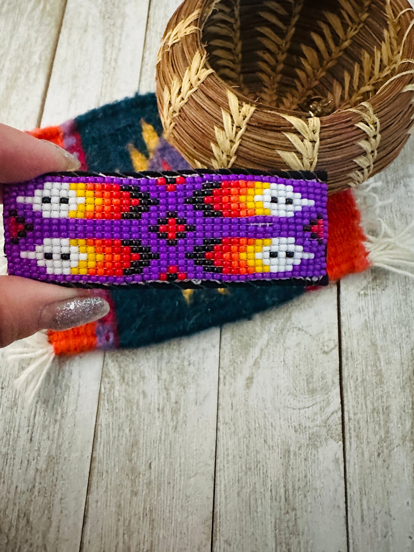 Handcrafted Handmade Beaded Barrette