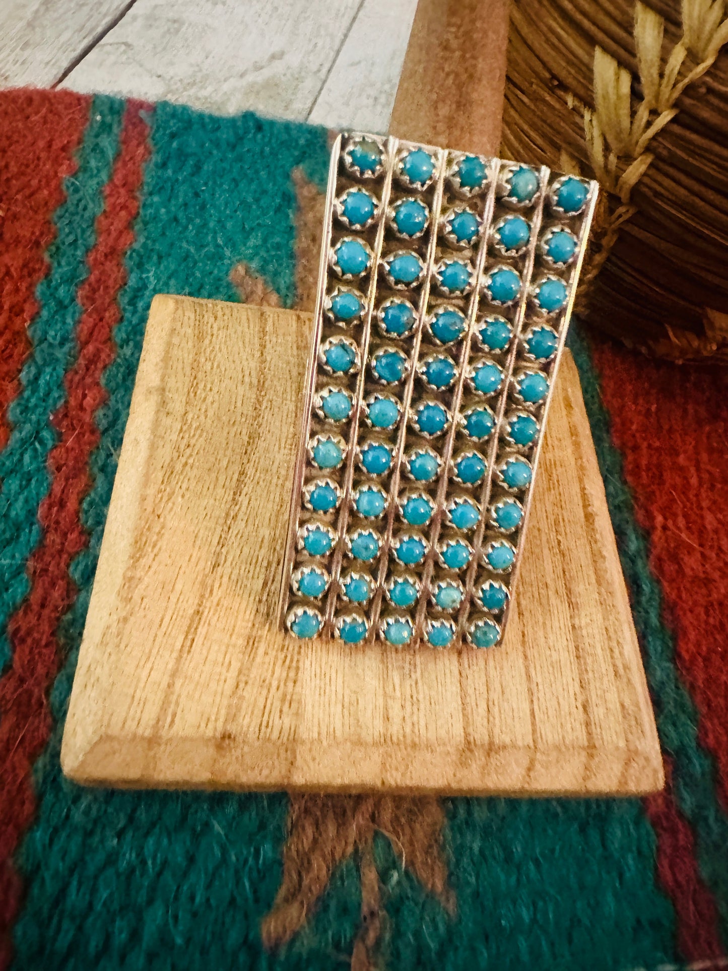 Handcrafted Sterling Silver & Turquoise Snake Eye Ring