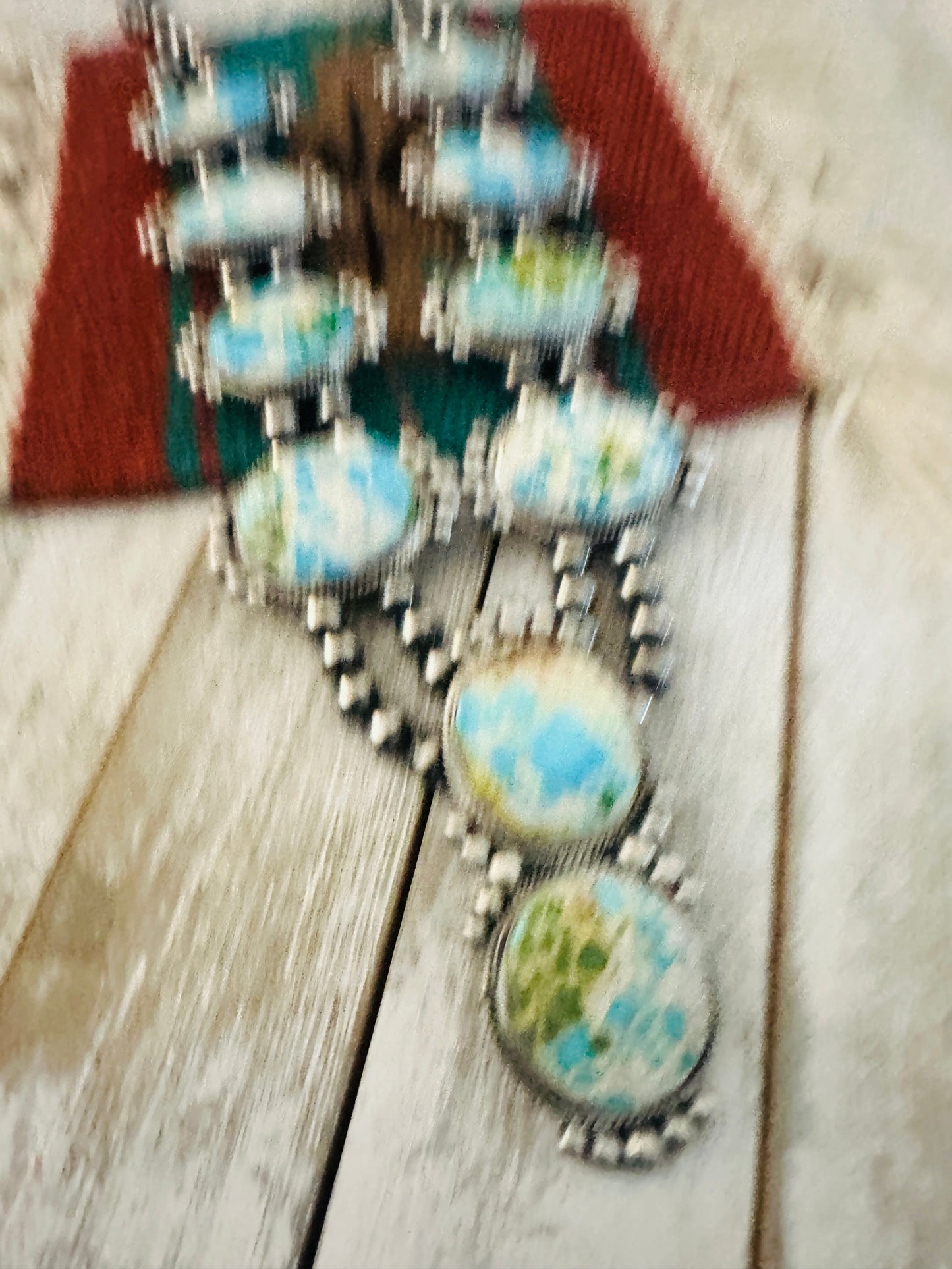 Handcrafted Sterling Silver & Sonoran Mountain Turquoise Necklace
