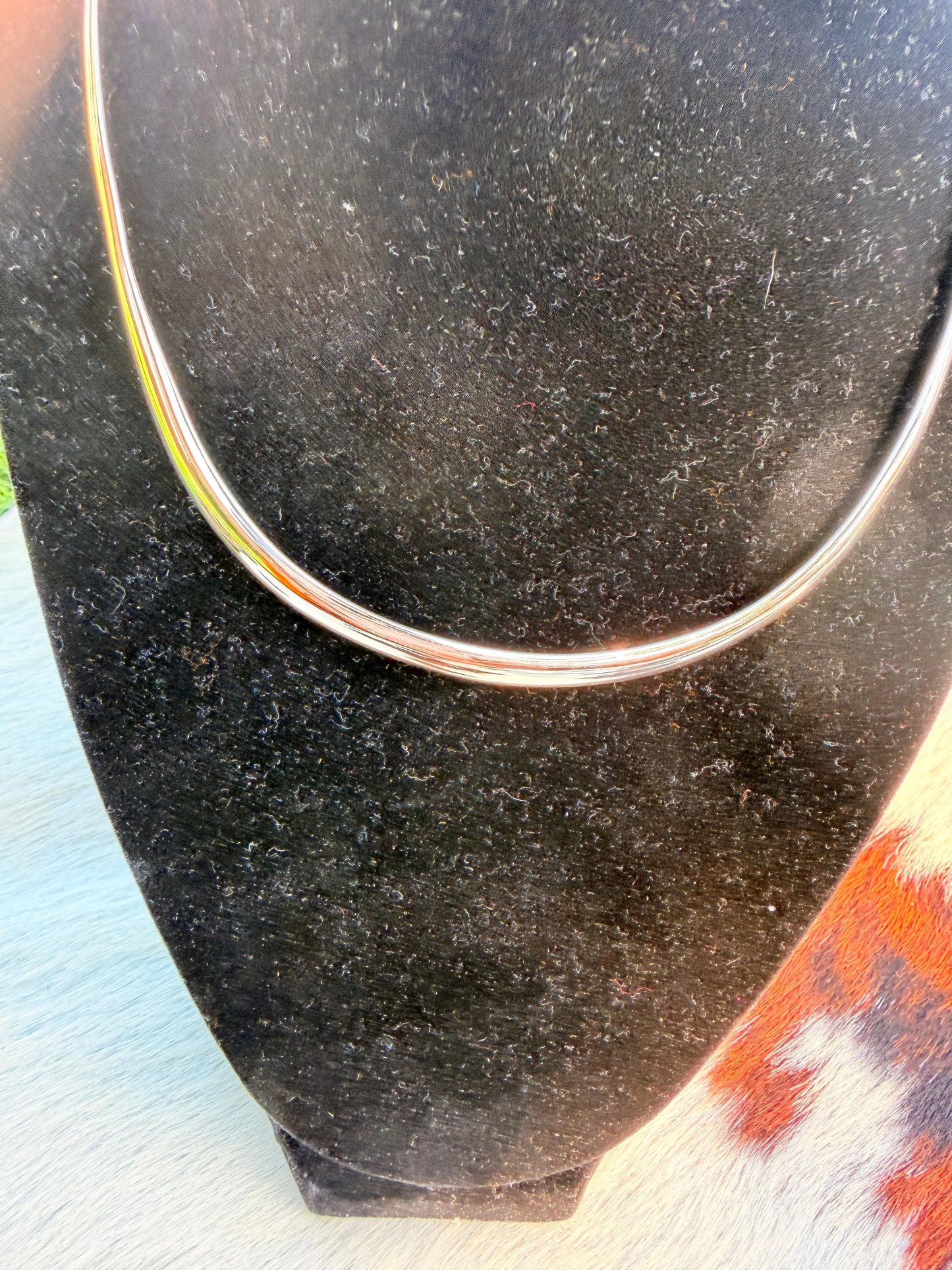 Handcrafted Sterling Silver Choker Collar Necklace
