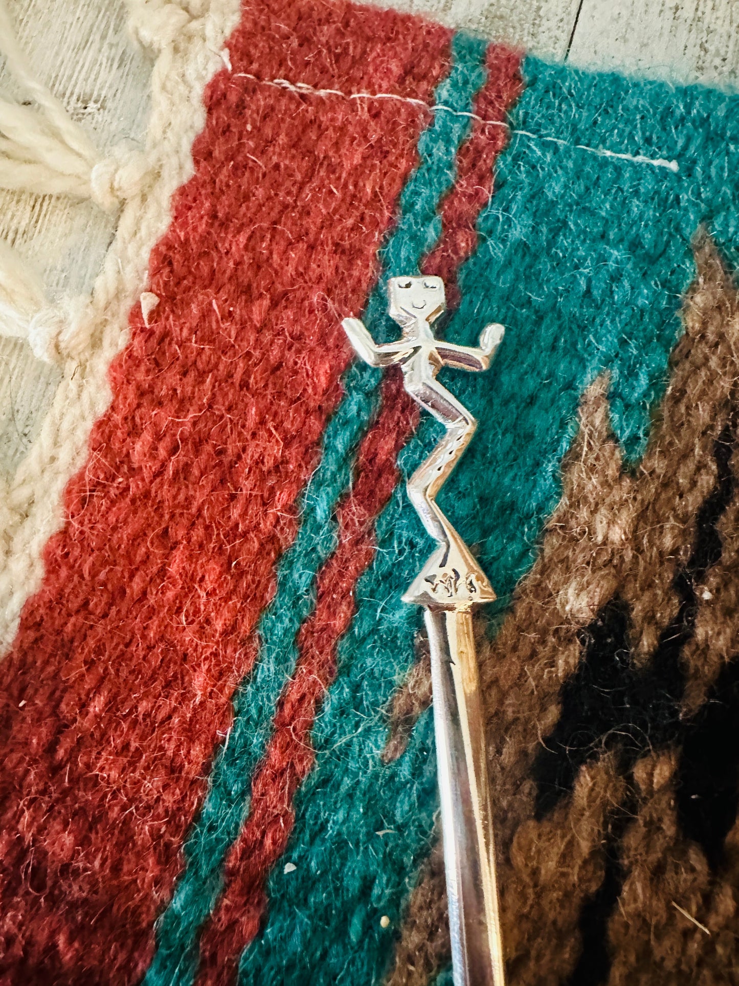 Handcrafted Sterling Silver Kachina Letter Opener